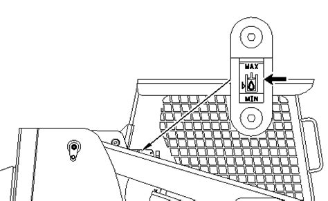 skid steer 320d hydraulic oil level